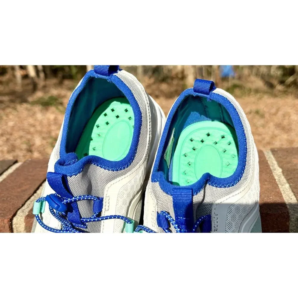 Magellan Outdoors Pro Fish Men's Angler 2.0 Boat Shoes Mens Size 11 White & Blue